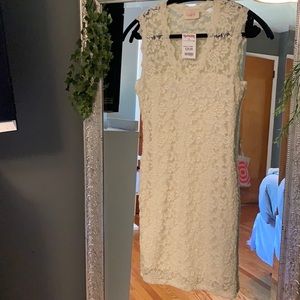 Lace Dress with Lining